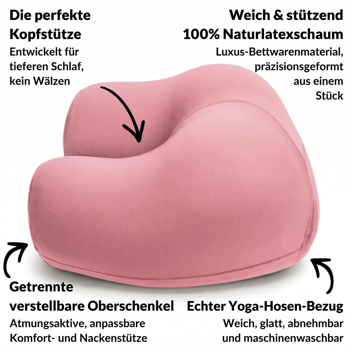 ORIVAS Ergonomisches Schlafkissen für besseren Schlafkomfort