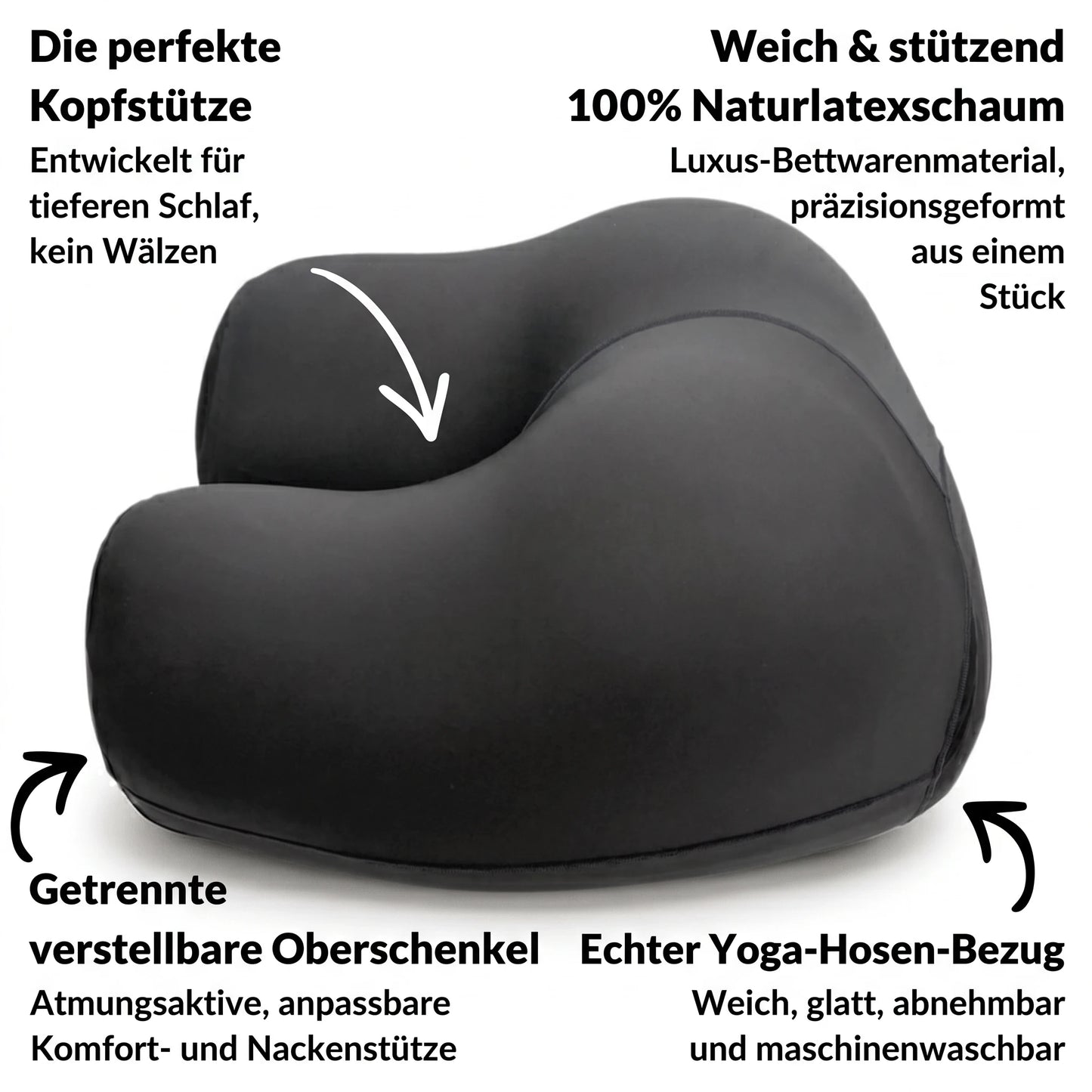 ORIVAS Ergonomisches Schlafkissen für besseren Schlafkomfort